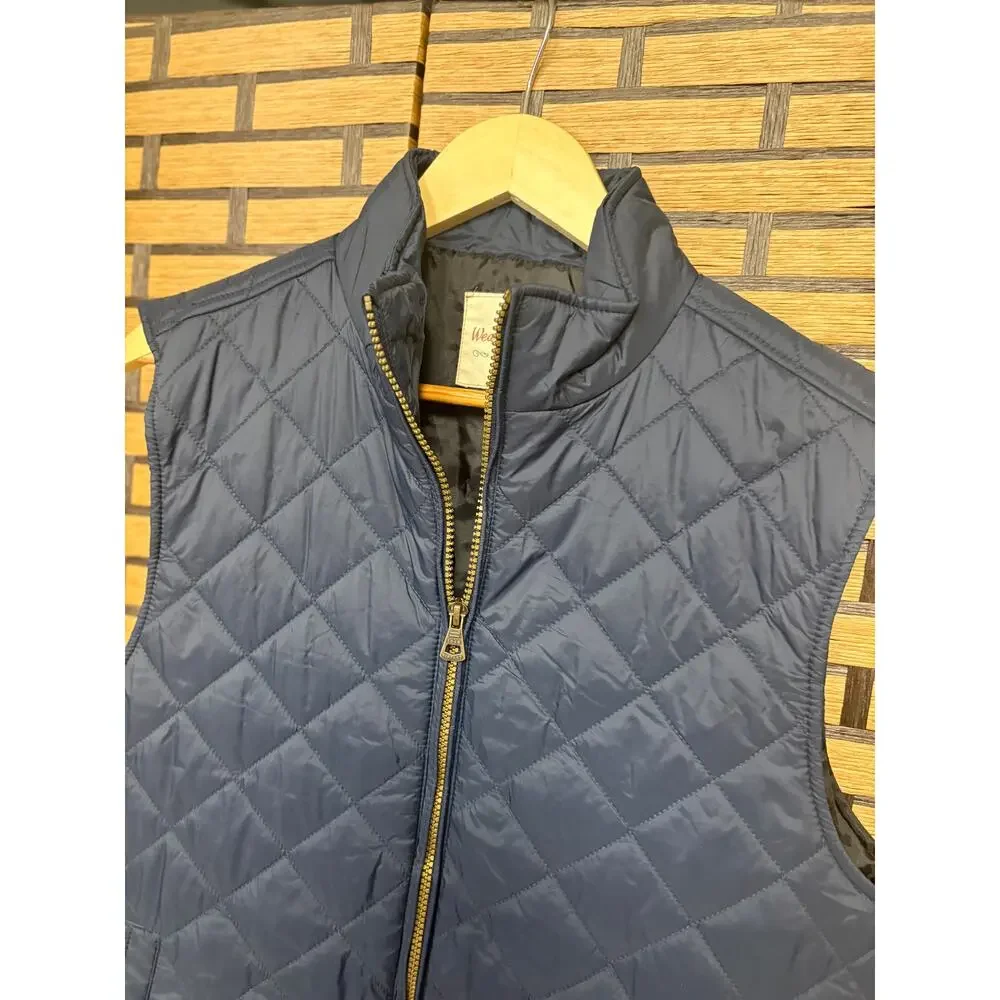 Weatherproof Vintage Navy Puffer‎ Vest Size Small
